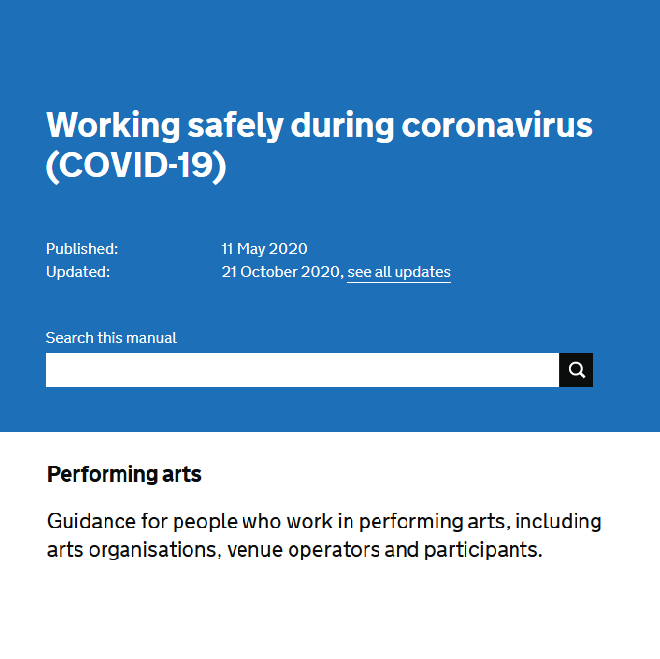 Working Safely During Coronavirus (COVID-19) 2020 – Guidance Updates 21 ...