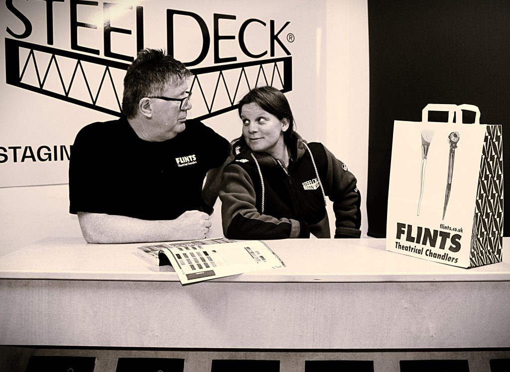 Ben Lyle (Managing Director of Flints) and Katie Mountain (Technical Director of Steeldeck Rentals), 